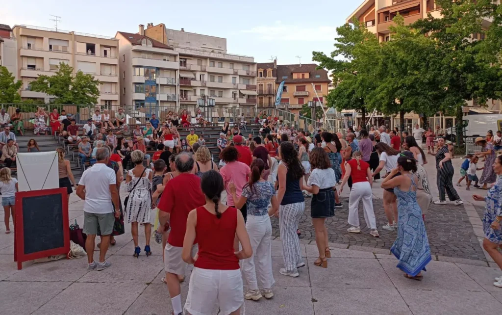 demonstration nocturnes thonon chablaisienne aout 2024