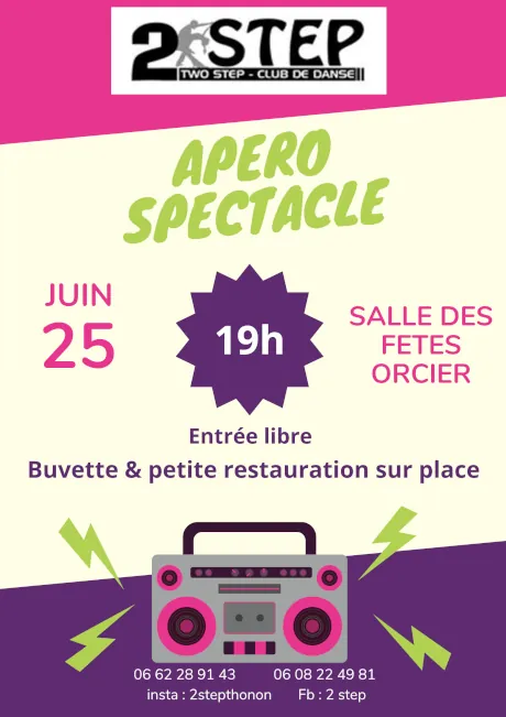spectacle et démonstration du 25 juin 2025