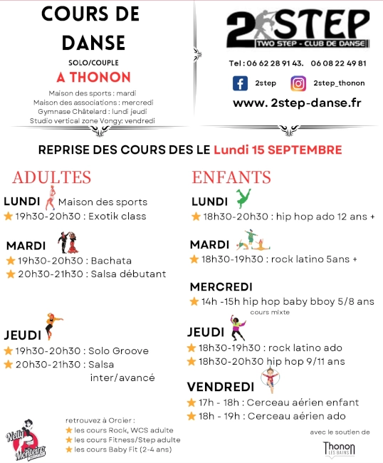 Cours à Thonon
