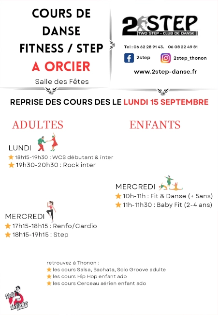 Cours à Orcier